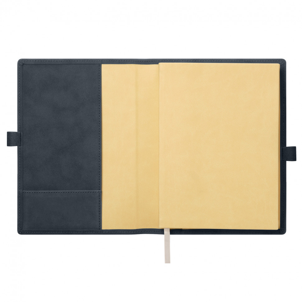 Ежедневник-портфолио Клип (Clip NEO) недатированный в подарочной коробке (в комплекте ручка Tesoro серебро)