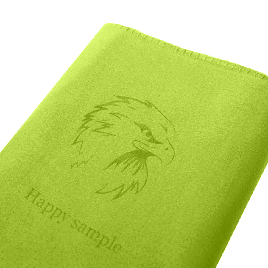 Плед COLOR, 130х150 см, флис 200 гр/м2, желтый