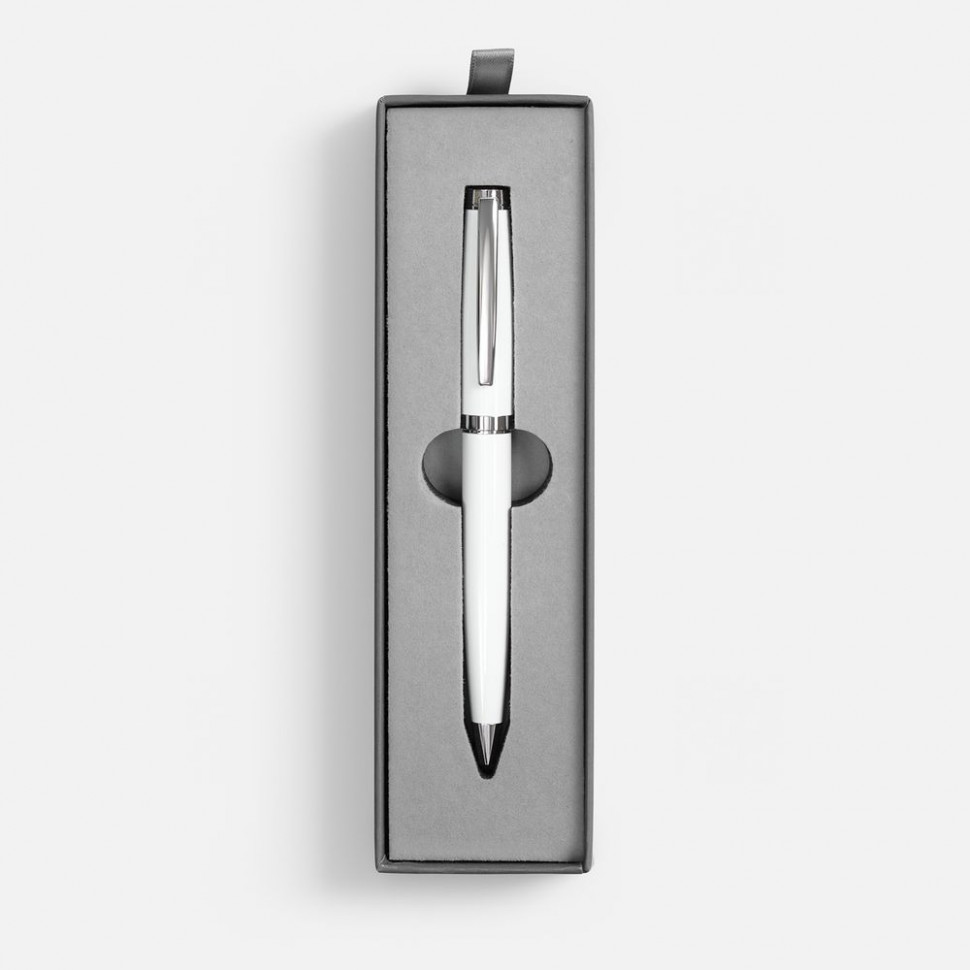 Ручка шариковая Letra Chrome в футляре