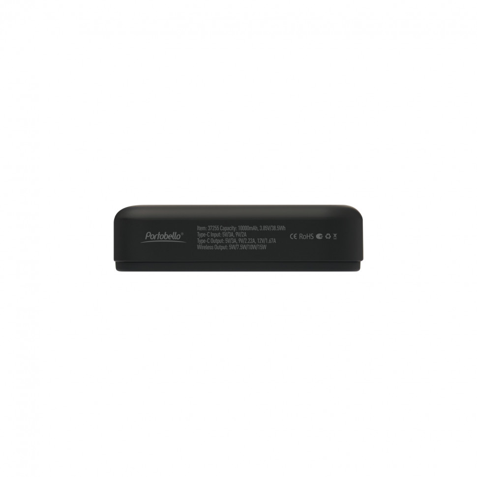 Внешний аккумулятор Юнион PD (Union PD) 10000mAh с функцией беспроводной зарядки 15W