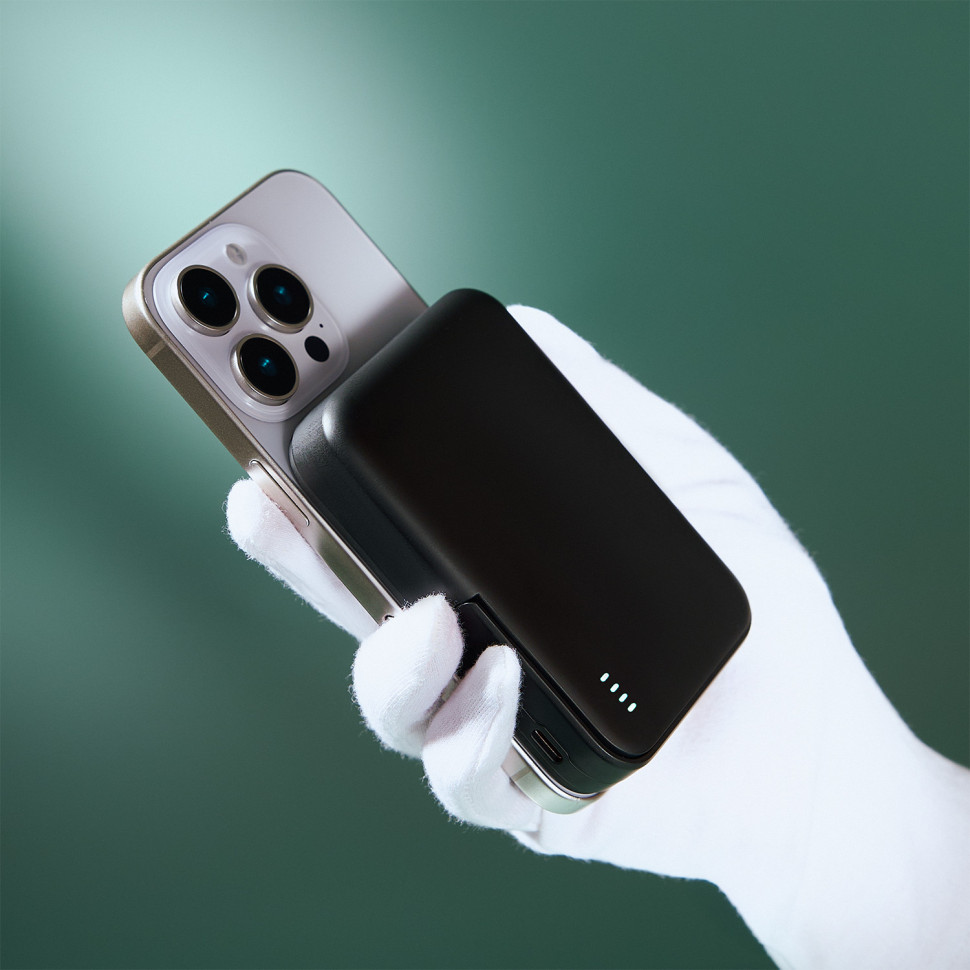 Внешний аккумулятор Юнион PD (Union PD) 10000mAh с функцией беспроводной зарядки 15W