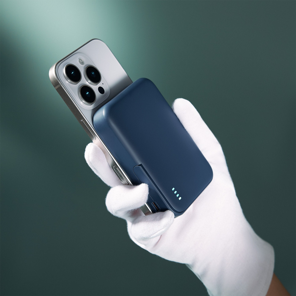 Внешний аккумулятор Юнион PD (Union PD) 10000mAh с функцией беспроводной зарядки 15W