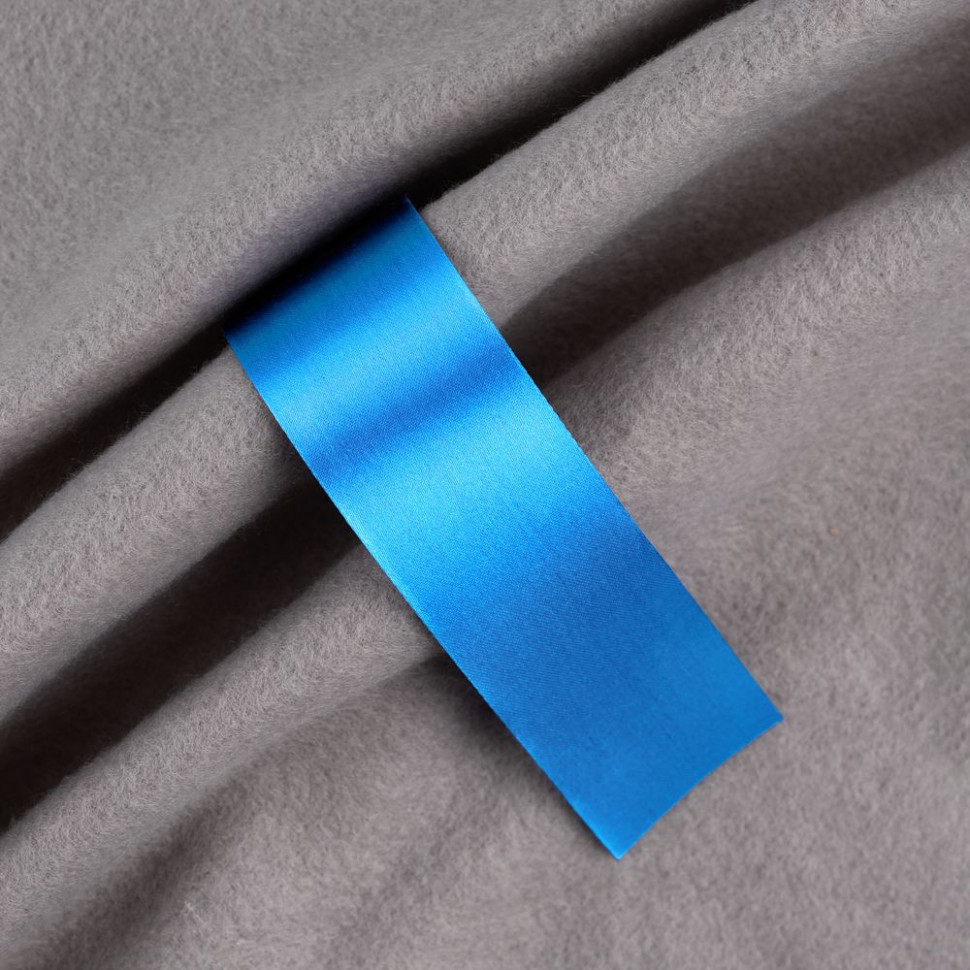Лента сатиновая Satin 35 XL, голубая, 190 см