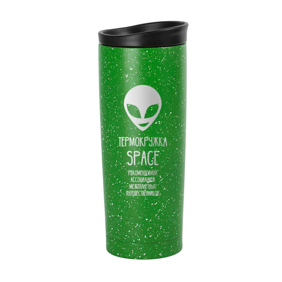 Термокружка вакуумная SPACE, 450 мл, белый