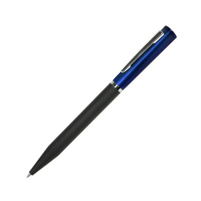 Ручка шариковая M1, пластик, металл, покрытие soft touch, зеленый, черный