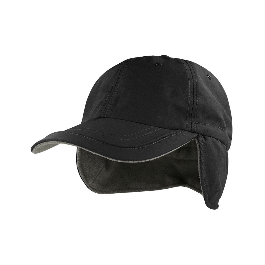 Бейсболка SNOW FLAP STOPPER-S, чёрный