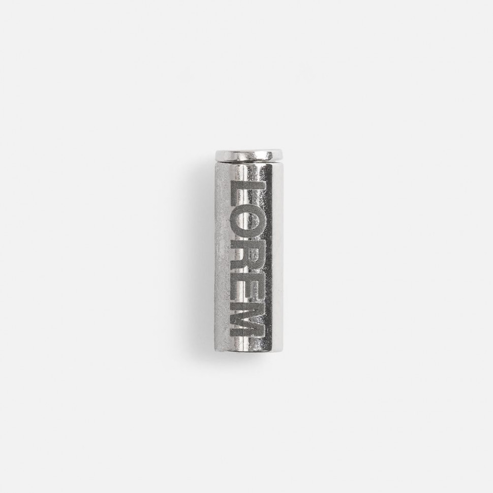 Наконечник для шнурка Nozzle, ver.2, серебристый