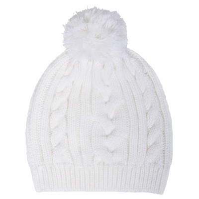 Шапка IRISH с помпоном, белый