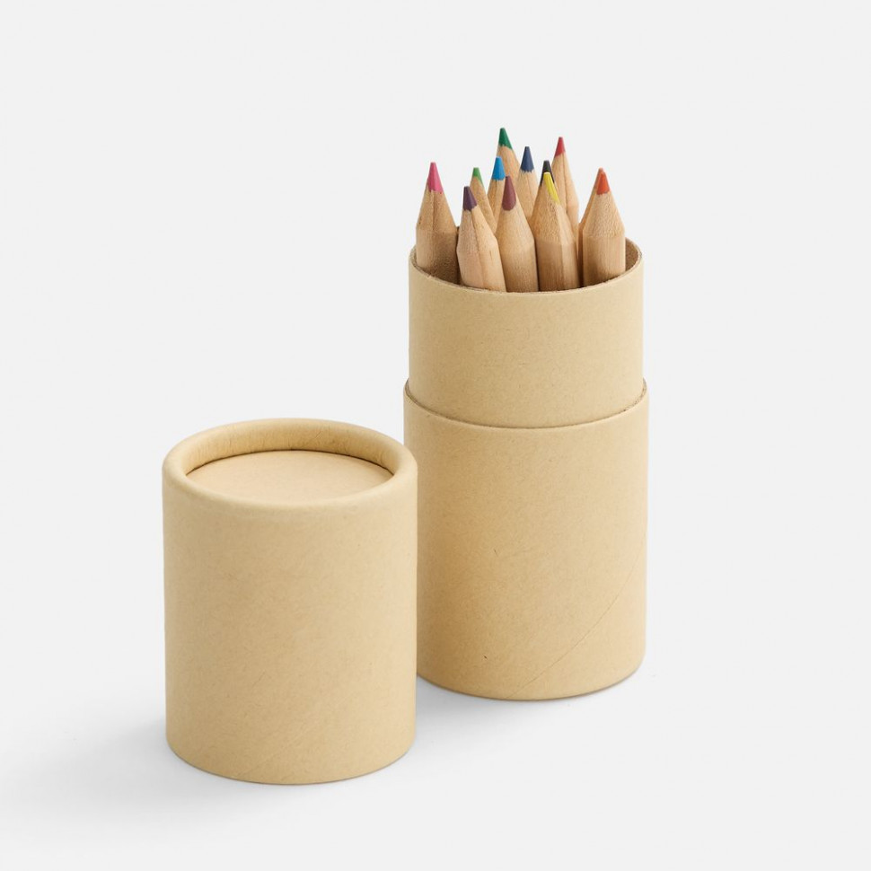 Набор цветных карандашей Pencilvania Tube Plus, крафт