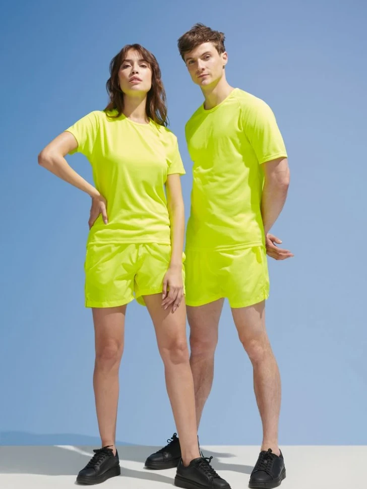 Футболка унисекс Sporty 140, зеленый неон