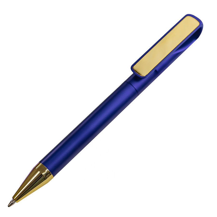 Ручка шариковая GLOSSY GOLD, красный, золотистый