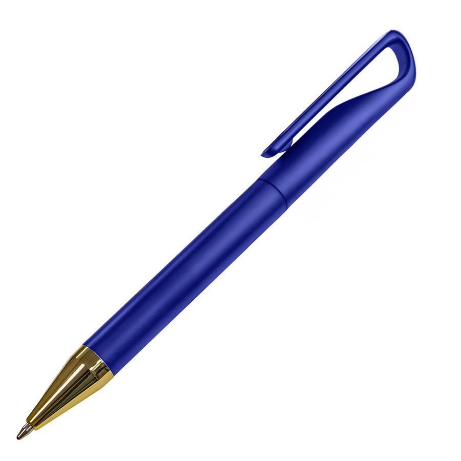 Ручка шариковая GLOSSY GOLD, красный, золотистый