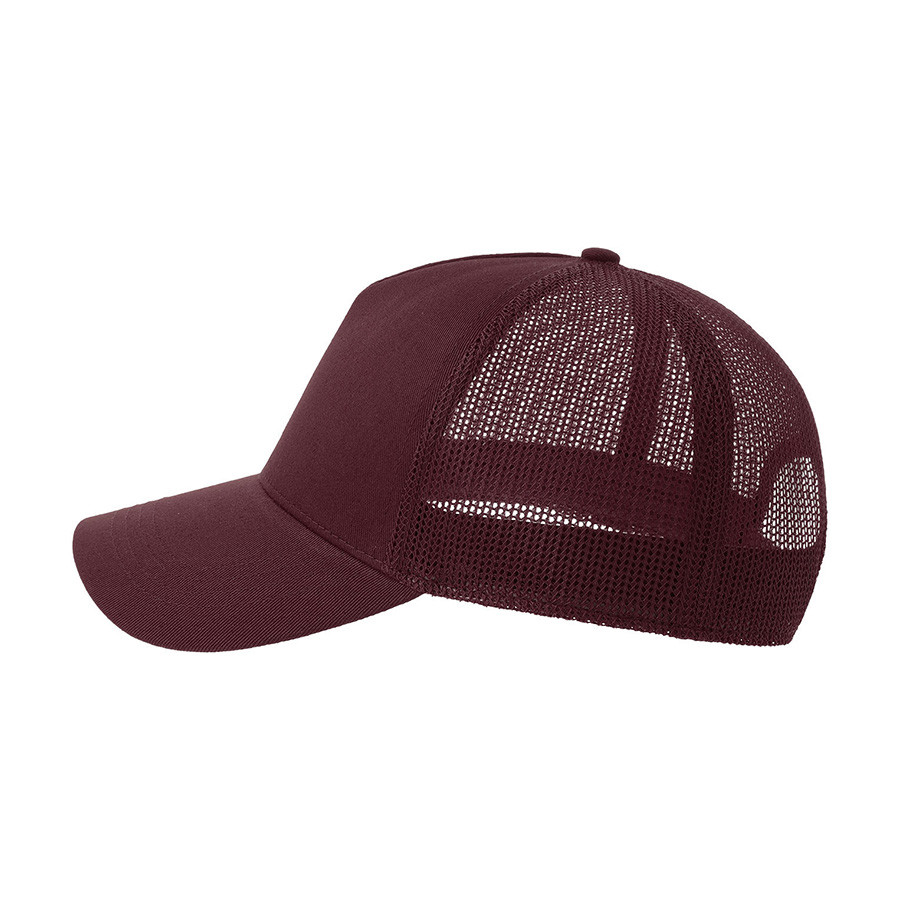 Бейсболка RAPPER COTTON-S, 5 клиньев, пластиковая застёжка, бордовый