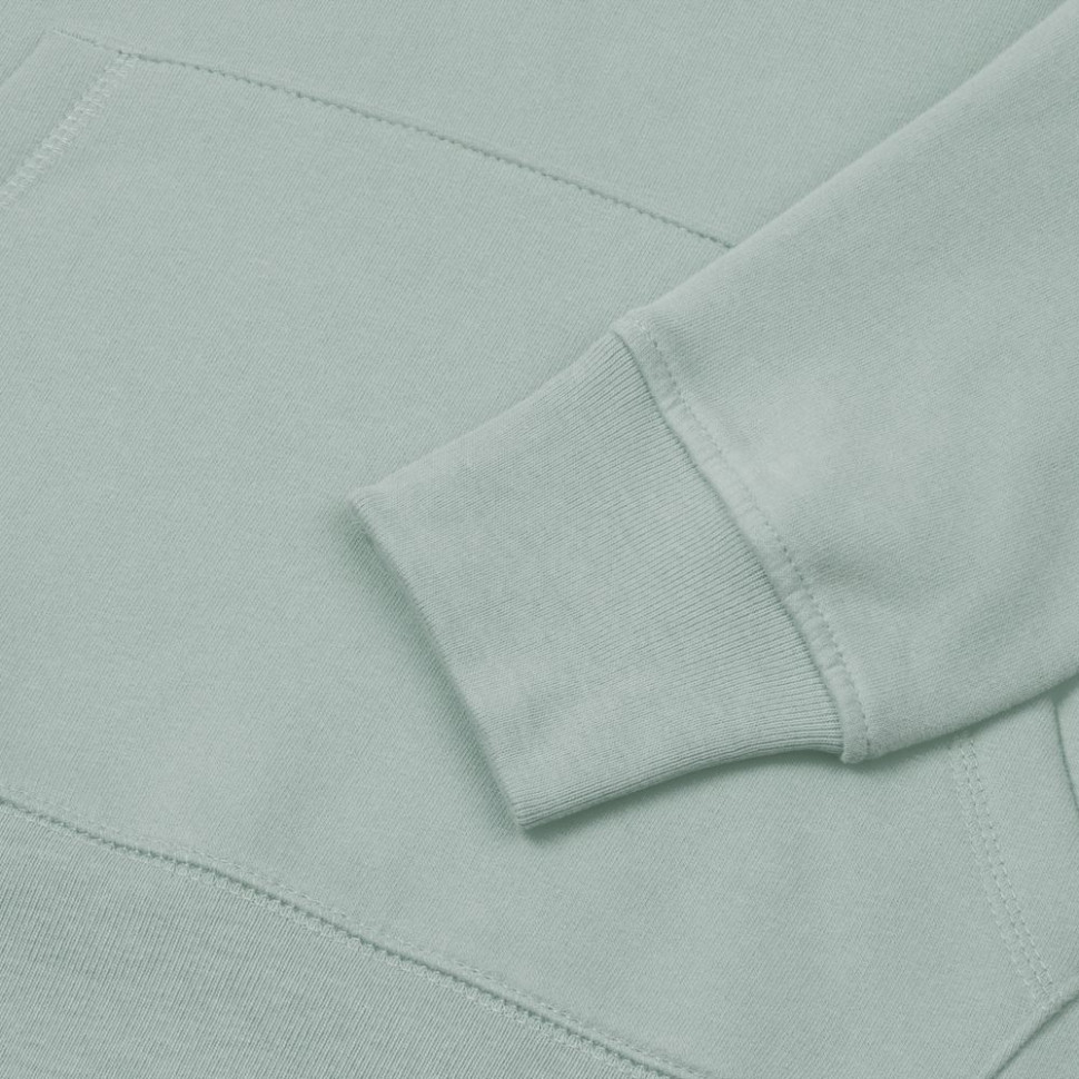 Толстовка с капюшоном унисекс Hoodie, серо-зеленая