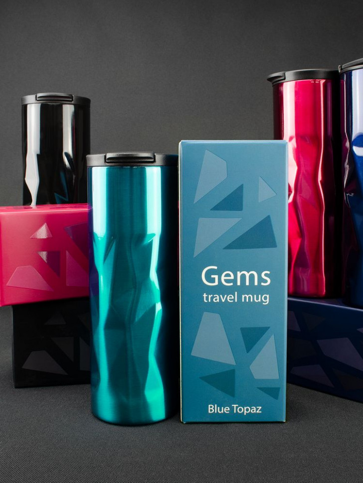 Термостакан Gems Black Morion