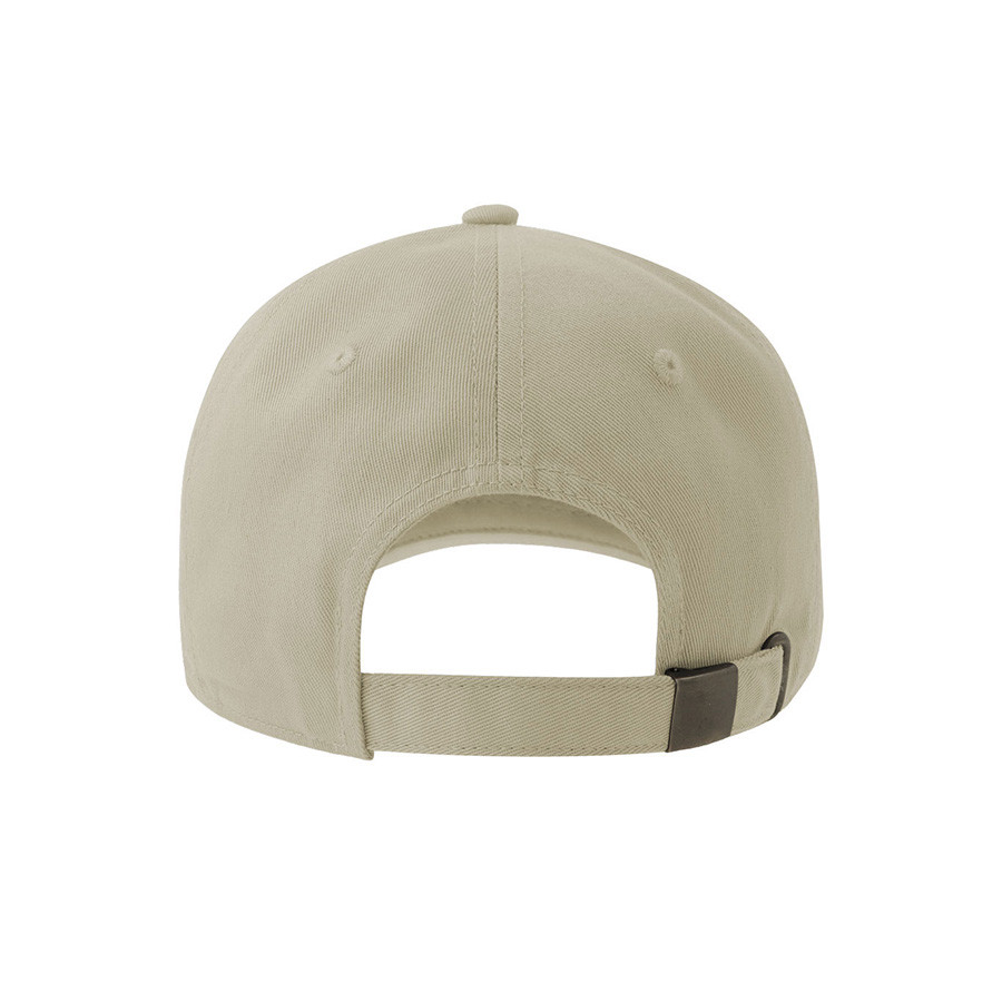 Бейсболка DAD HAT-S, 6 клиньев, металлическая застежка, бежевый
