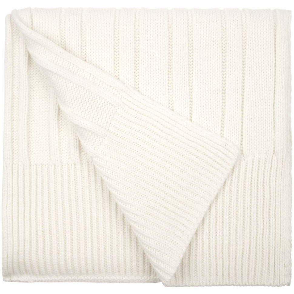 Шарф Knit Beat, белый (молочный)