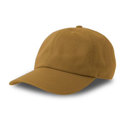 Бейсболка DAD HAT-S, 6 клиньев, металлическая застежка, горчичный