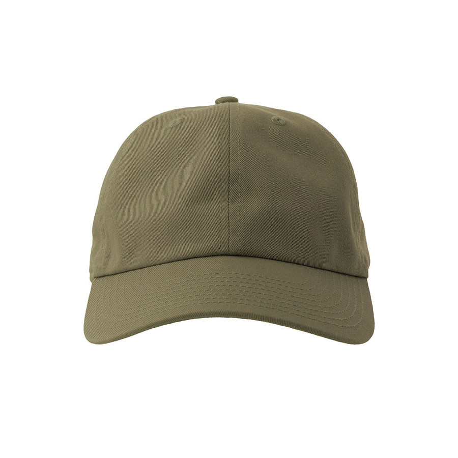Бейсболка DAD HAT-S, 6 клиньев, металлическая застежка, оливковый