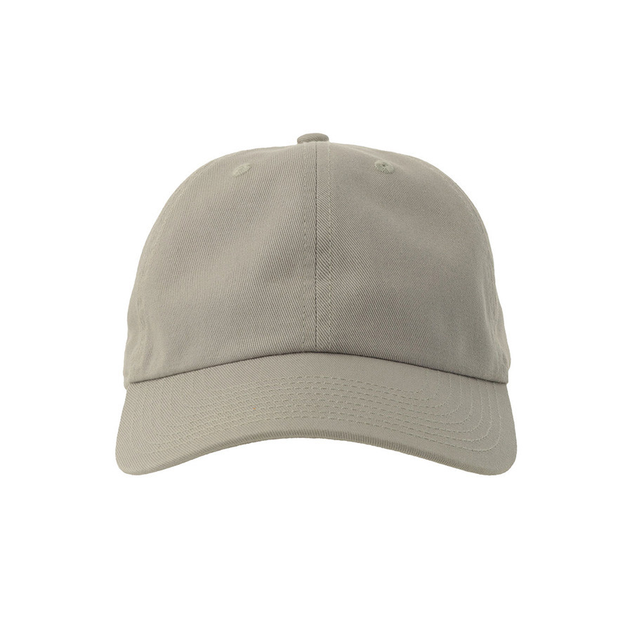 Бейсболка DAD HAT-S, 6 клиньев, металлическая застежка, серый