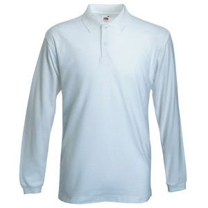 Поло "Long Sleeve Polo", белый