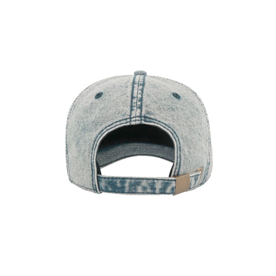 Бейсболка DAD HAT, 6 клиньев, металлическая застежка, голубой Бейсболка DAD HAT, 6 клиньев, металлическая застежка, голубой
