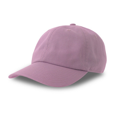 Бейсболка DAD HAT-S, 6 клиньев, металлическая застежка, сиреневый