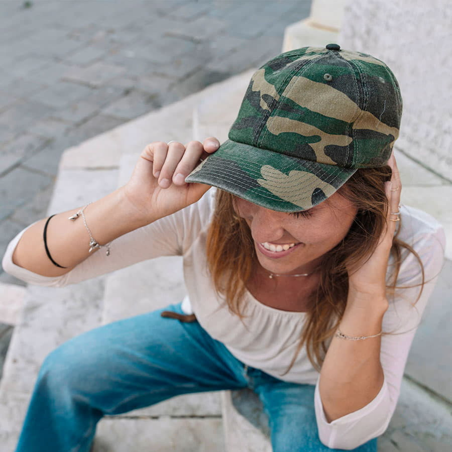 Бейсболка DAD HAT, 6 клиньев, металлическая застежка, розовый