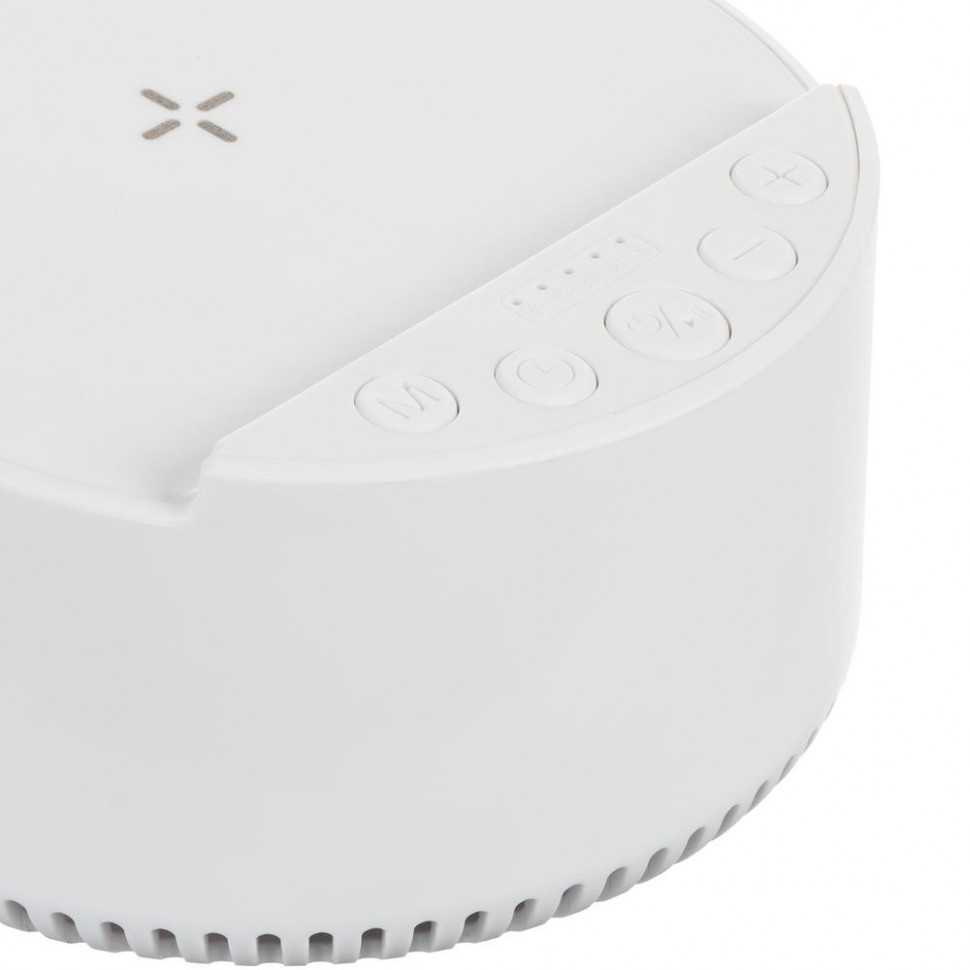 Bluetooth-колонка с беспроводной зарядкой relaxTime, белая