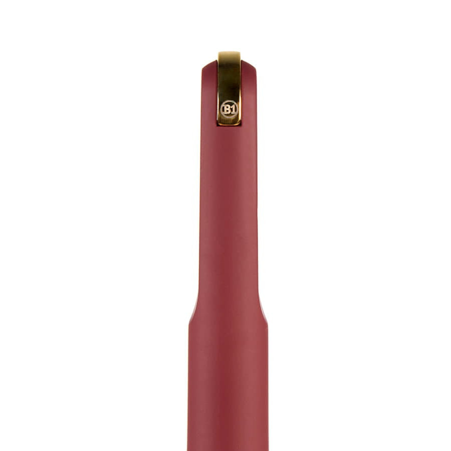 Ручка шариковая FARO, покрытие soft touch, бордовый, золотистый