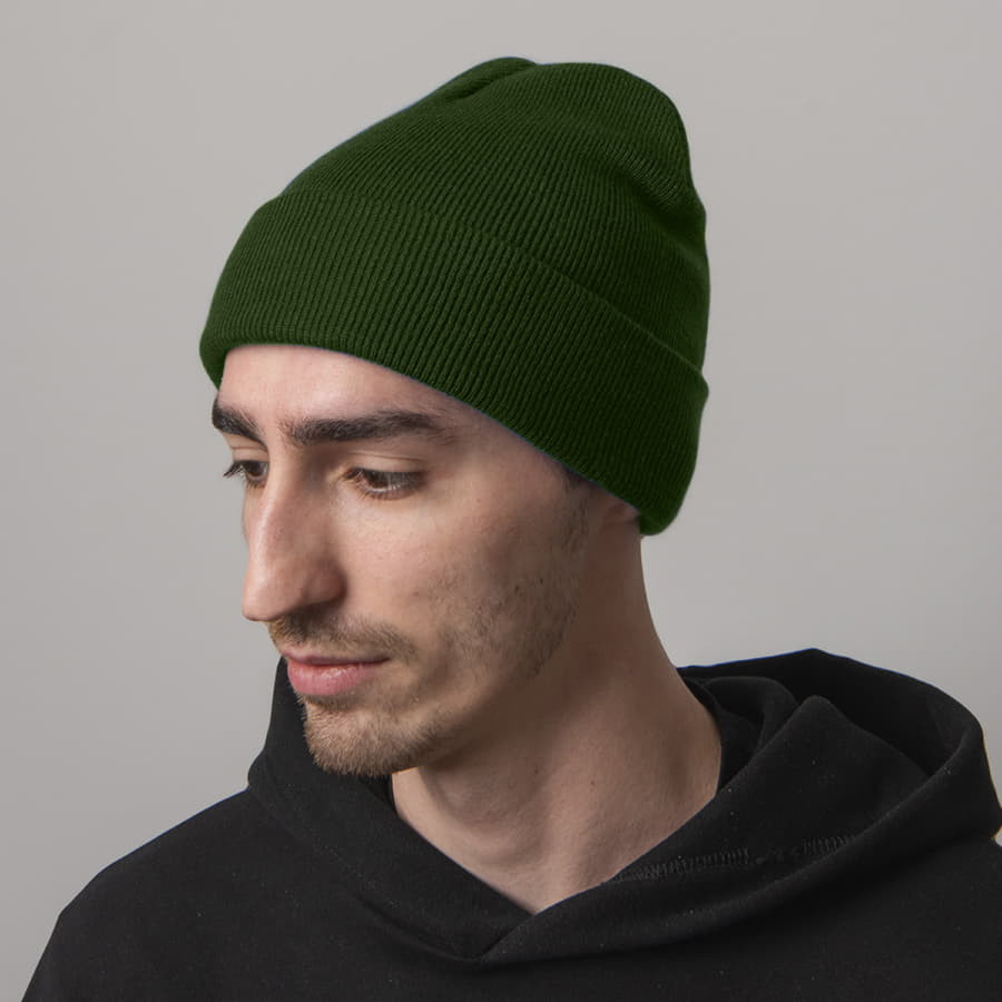 Шапка вязаная двойная ESSENTIAL, белый