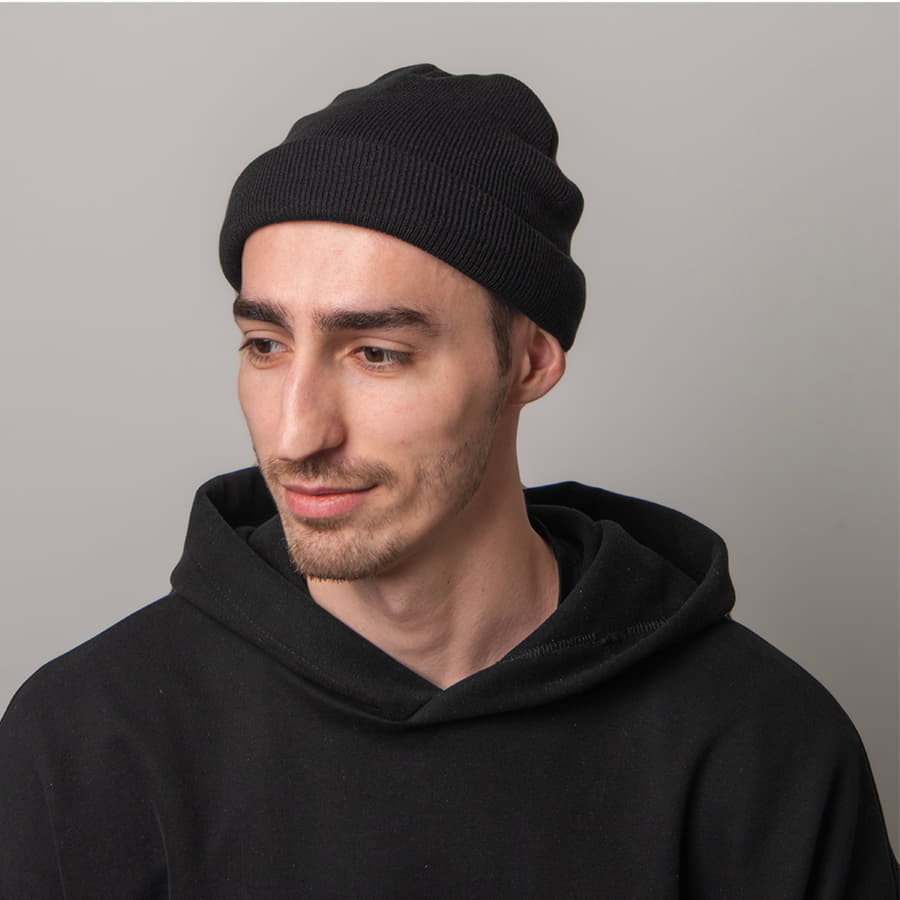 Шапка вязаная двойная ESSENTIAL, белый
