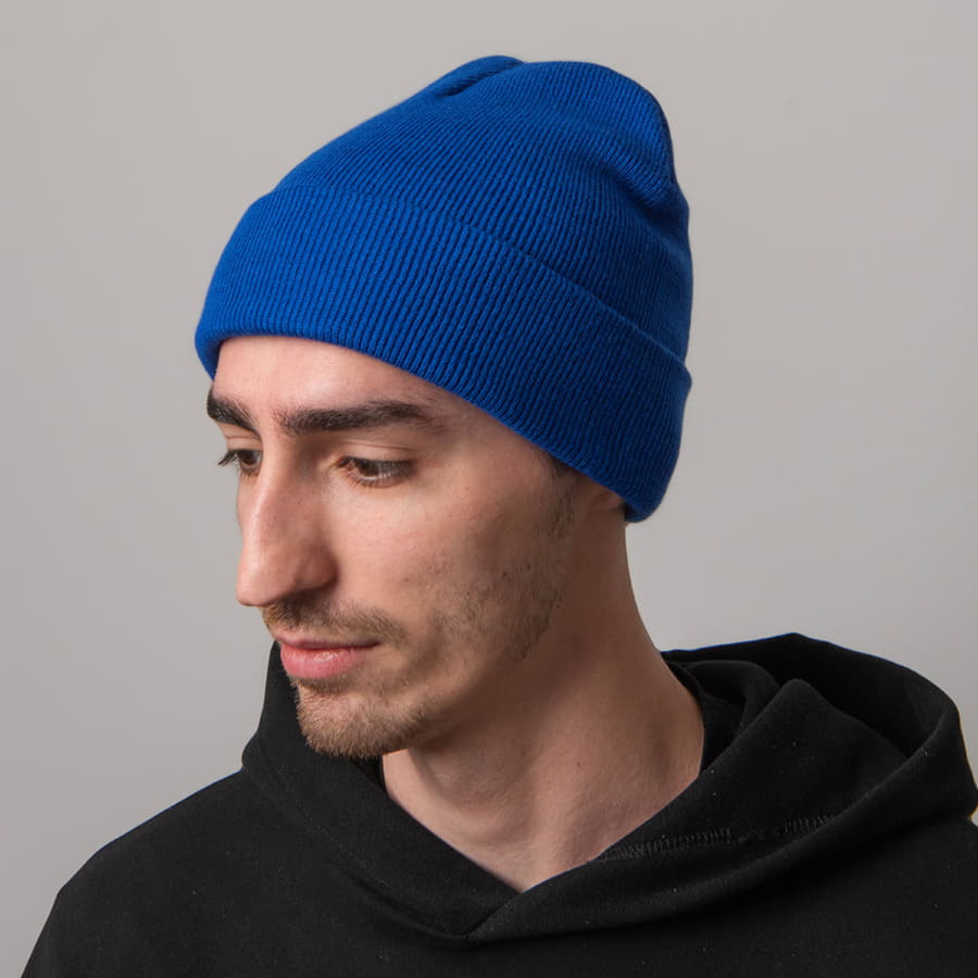 Шапка вязаная двойная ESSENTIAL, белый