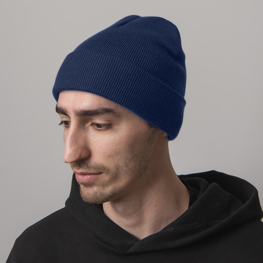 Шапка вязаная двойная ESSENTIAL, белый