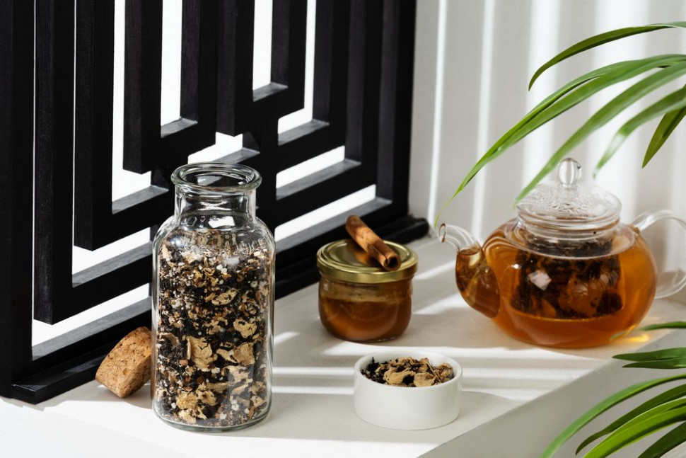 Чай «Сокочай», зеленый с соком имбиря, яблоком