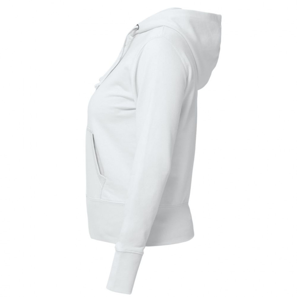 Толстовка женская Hooded Full Zip серый меланж