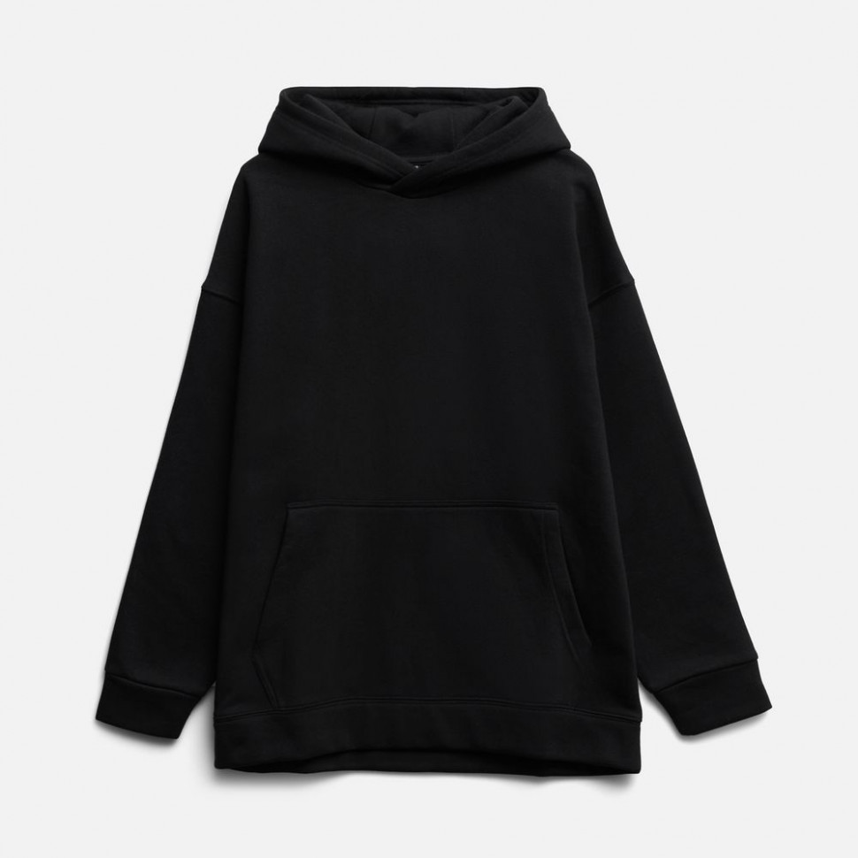 Худи оверсайз унисекс Snuggie, черное