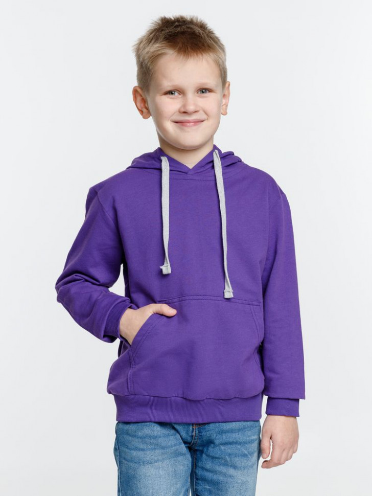 Толстовка с капюшоном детская Kirenga Kids, фиолетовая