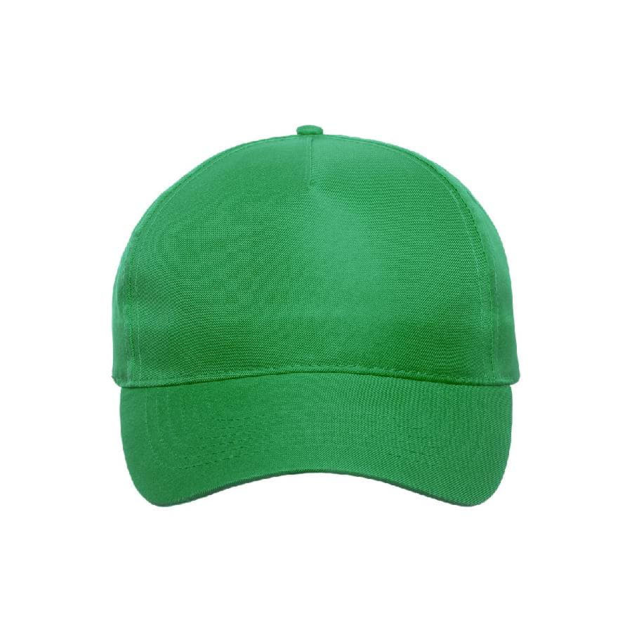 Бейсболка RECY FIVE, 5 клиньев, застежка-липучка, зеленый