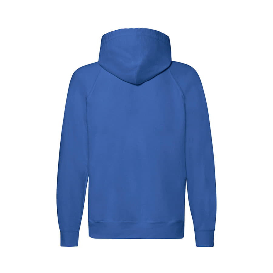 Толстовка без начеса LIGHTWEIGHT HOODED SWEAT JACKET 240, серый