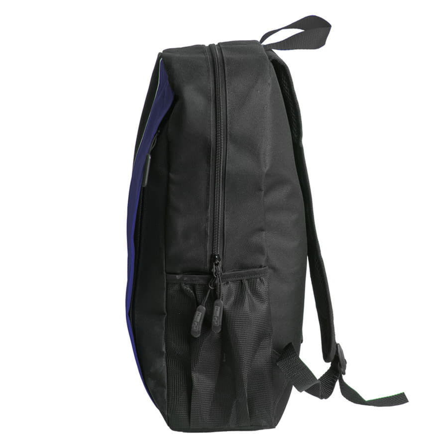 Рюкзак PLUS, чёрный/красный, 44 x 26 x 12 см, 100% полиэстер 600D