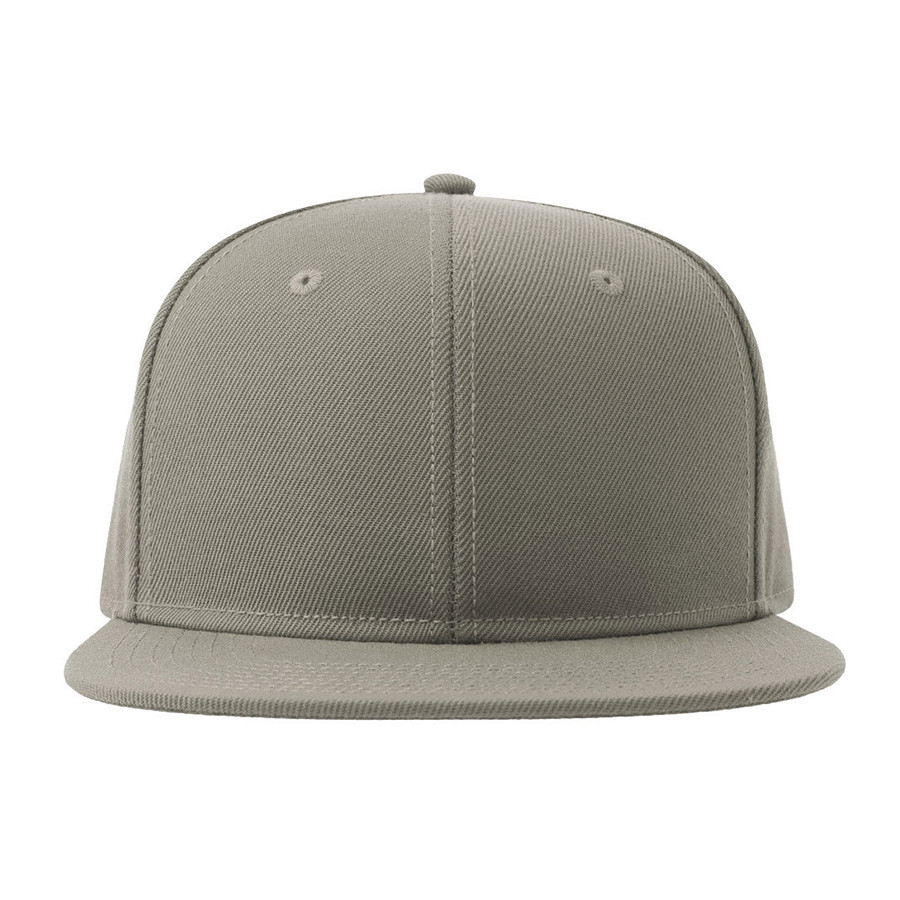 Бейсболка SNAP BACK-S, 6 клиньев, пластиковая застежка, серый
