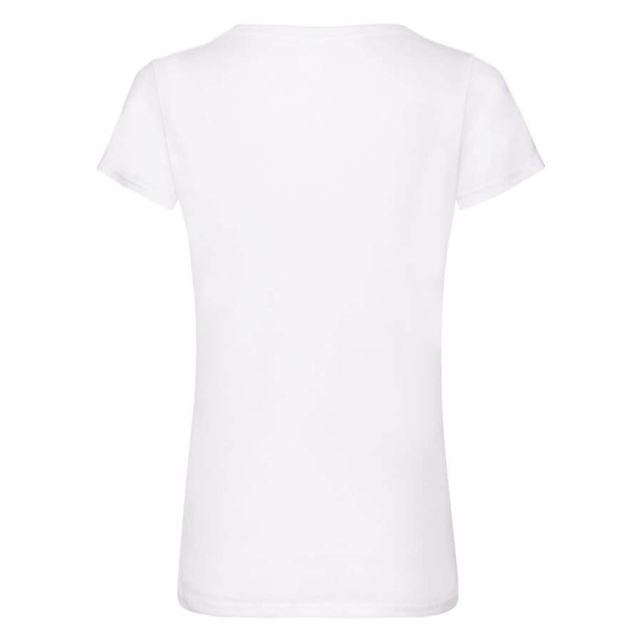 Футболка женская "Lady-Fit V-Neck T", белый