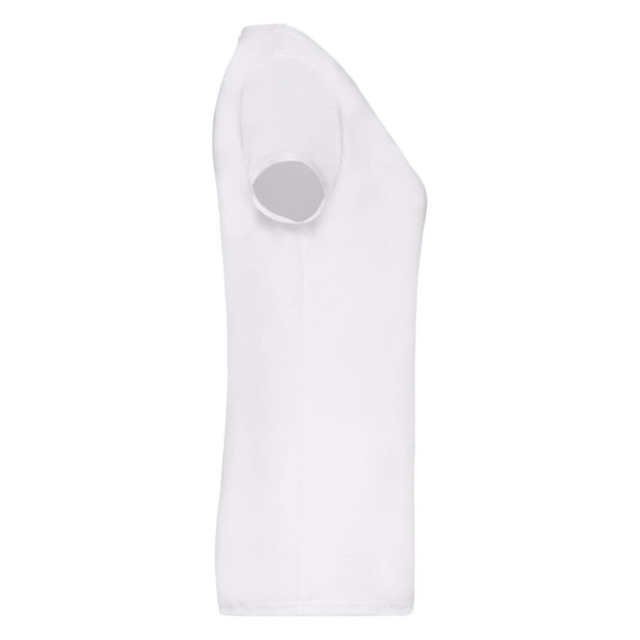 Футболка женская "Lady-Fit V-Neck T", белый