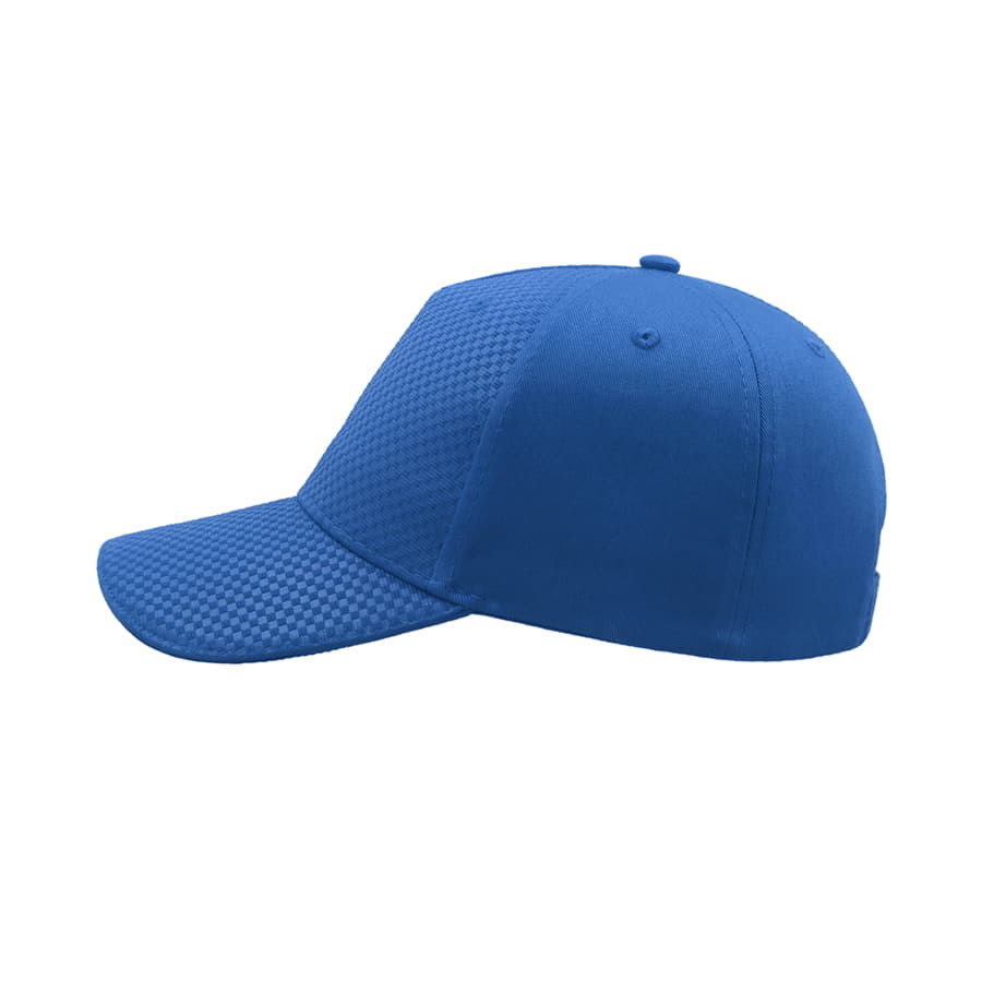 Бейсболка GEAR, 5 клиньев, застежка на липучке, синий Бейсболка GEAR, 5 клиньев, застежка на липучке, синий