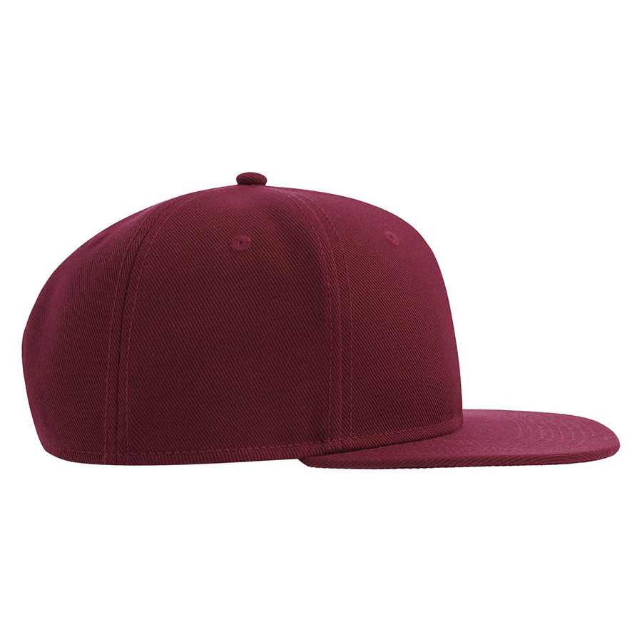Бейсболка SNAP BACK-S, 6 клиньев, пластиковая застежка, темно-красный