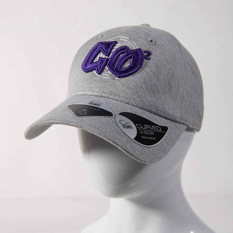 Бейсболка UNI-CAP PIQUET, без панелей и швов, без застежки, темно-синий