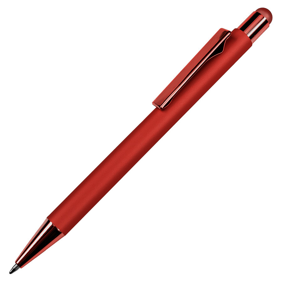 Ручка шариковая FACTOR COLOR со стилусом, зеленый