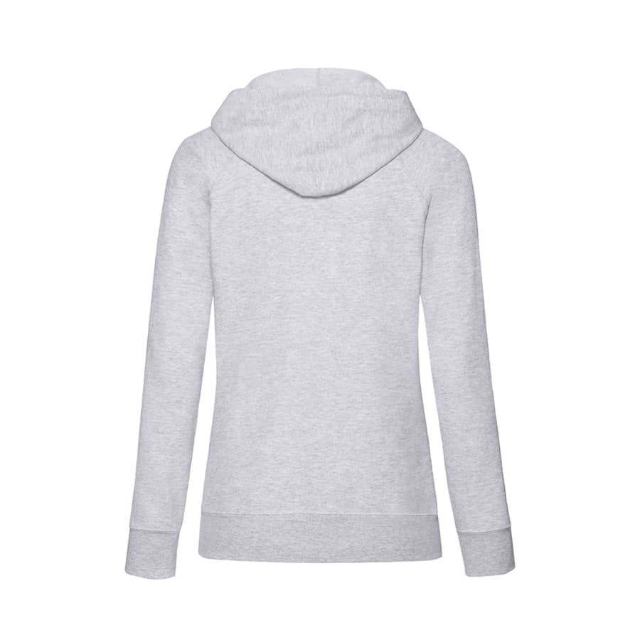 Толстовка женская без начеса LIGHTWEIGH HOODED SWEAT 240, серый меланж