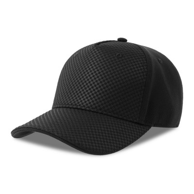 Бейсболка GEAR-S, 5 клиньев, застёжка на липучке, черный